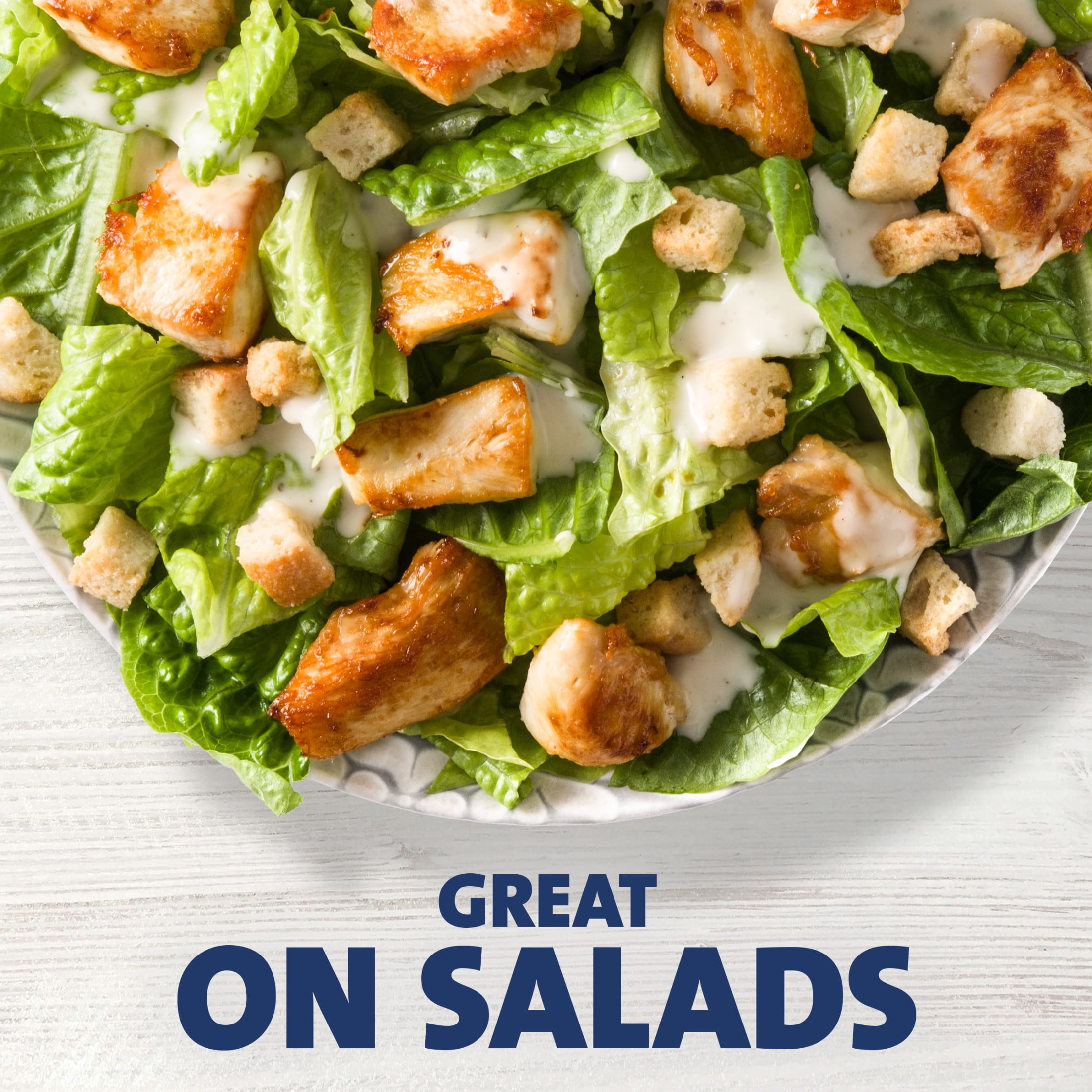 (9 pack) Kraft Classic Caesar Dressing, 8 fl oz Bottle, Casein Free