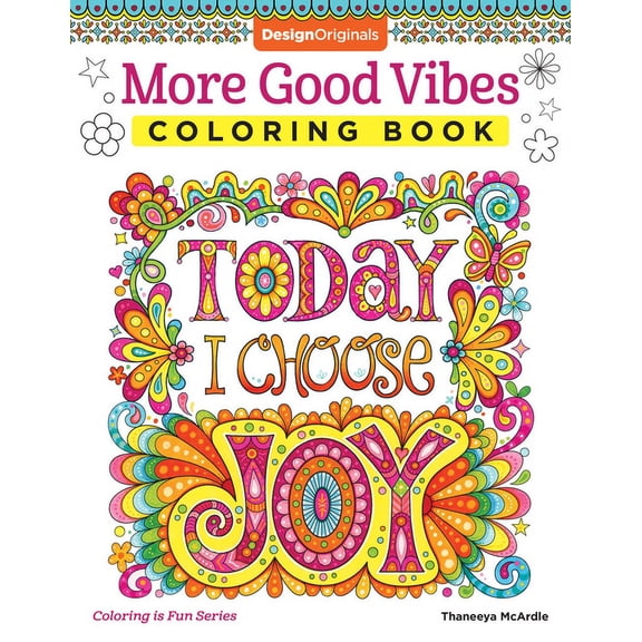 Thaneeya McArdle: Coloring Is Fun: More Good Vibes Coloring Book, Book 2 (Paperback)
