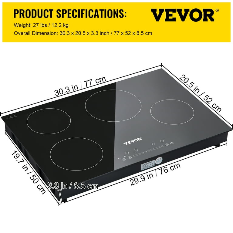 27 inch electric stove top discount