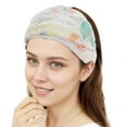 thumbnail image 4 of Unique Bargains 1 Pc Headband Ditsy Floral Lace Wide Hairband for Women Orange, 4 of 5