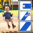 thumbnail image 4 of Swing Set GAMKII, asiento de EVA azul con cadenas inoxidables de 168 cm, 4 of 9