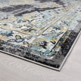 thumbnail image 4 of Bliss Rugs Traditional Medallion Area Rug, Floral Indoor Rugs for Living Room, Dining Room, Bedroom | Gray, 5' x 8' (5'3''x7'3''), 4 of 7