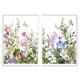 thumbnail image 2 of Gwong Decoración hogareña 2PCS Pegatinas de pared Patrón floral Autoadhesivo PVC Inicio Fondo de calcomanías de pared para sala de estar Gwong 21068236, 2 of 6