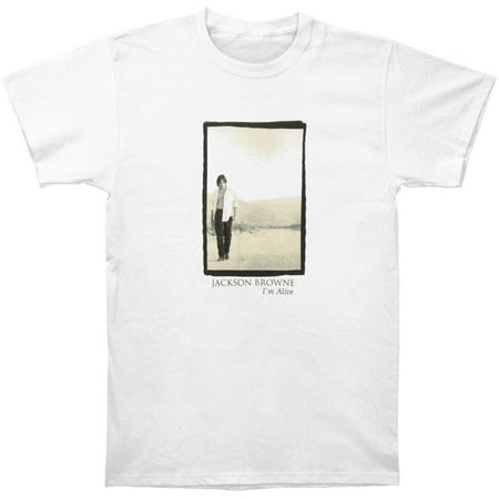 Jackson Browne Men's I'm Alive T-shirt White - Walmart.com