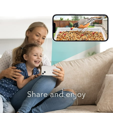 Wasserstein - Bird Feeder Camera Case Compatible with Blink, Wyze, and Ring Cam (Camera NOT Included)