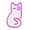 A, variant on Joernso Cat Neon Sign LED Cat Neon Light Animal Shape Wall Art Decoration for Kids Room Bedroom Living Room Bar Decor