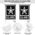 thumbnail image 2 of U.S. Army Emblem Garden Flag 12.5x18 Inch Double Sided Decorations Outdoor Yard Flags For Outside Lawn Porch Garden Decor, 2 of 5