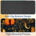 thumbnail image 4 of Musical Instrument 8.3x9.8 Inch Square Printed Desk Mat Mouse Pad for Office and Gaming, Non-Slip Rubber Bottom, 4 of 6