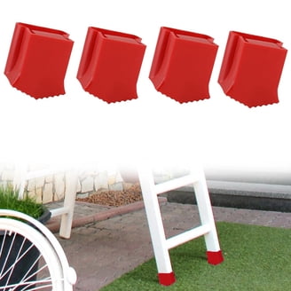 BESPORTBLE Non-Slip Ladder Feet Covers, 2 Pack - Rubber Replacement Pads For Stability & Floor Protection