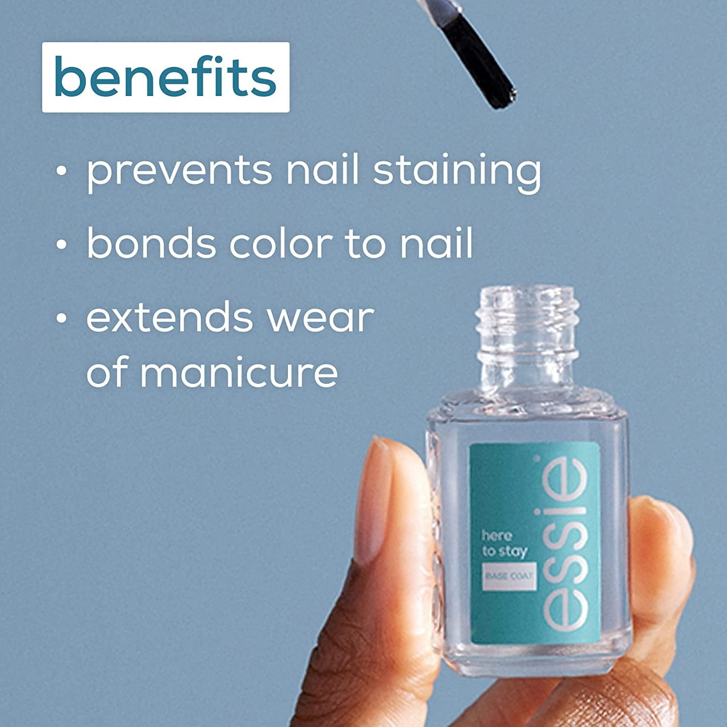 Essie Here to Stay Base Coat, 13.5 mL