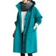 thumbnail image 3 of Chubasquero para mujer, chaqueta cortavientos, informal, holgado, con bolsillos y botones, con capucha, resistente al viento, impermeable para senderismo al aire libre, 3 of 5