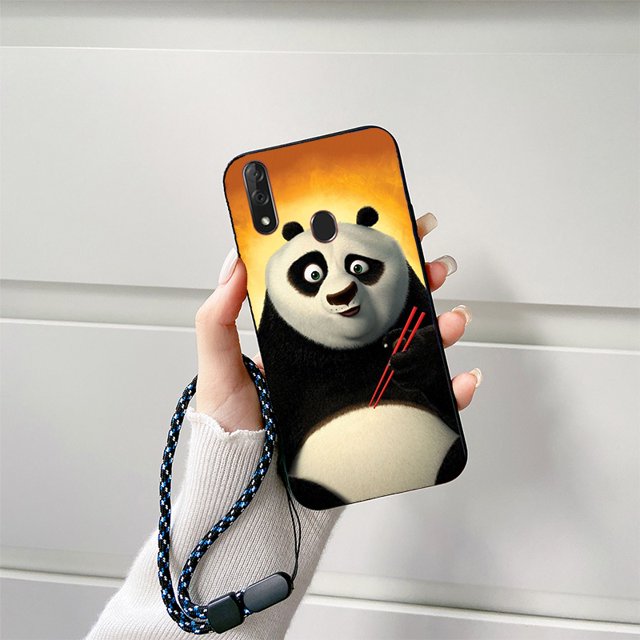 Zte Blade V9 V9Vita V10 V10 Vita cubierta Panda Minions Doraemon funda impresa con correa