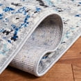 thumbnail image 5 of SAFAVIEH Madison Caden Floral Bordered Runner Rug, Ivory/Blue, 2'3" x 8', 5 of 8
