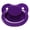 Dark Purple, variant on CutiePlusU Adult Sized Pacifier Big Shield Dummy for Adult Dark Blue