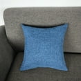 thumbnail image 5 of Couch Pillows Linen Pillowcase Handmade Decorative Pillows Compact Office Desk Pillow Durable Bedroom Pillow Warm Winter Pillow Ergonomic Pillow Blue 15.75x15.75 Inch (1Pcs), 5 of 5
