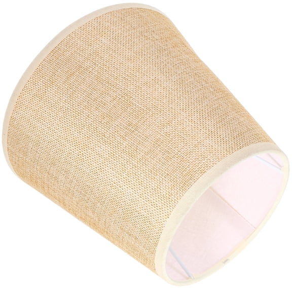 GAXIRE Beige Linen Table Lamp Shade, Simple Decorative Replacement Lamp Cover for Home, Bedroom, Living Room Lighting