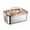 1 Pack, variant on Airtight 316 Stainless Steel Bread Box with Lid & Handle, Time Recording Bread Storage Container, Dishwasher Safe Bread Keeper for Homemade Bread Loaf