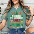 thumbnail image 5 of This Is My It's Too Hot For Ugly Christmas Shirt Shirt, Ugly Christmas Unisex T-Shirt, 5 of 5
