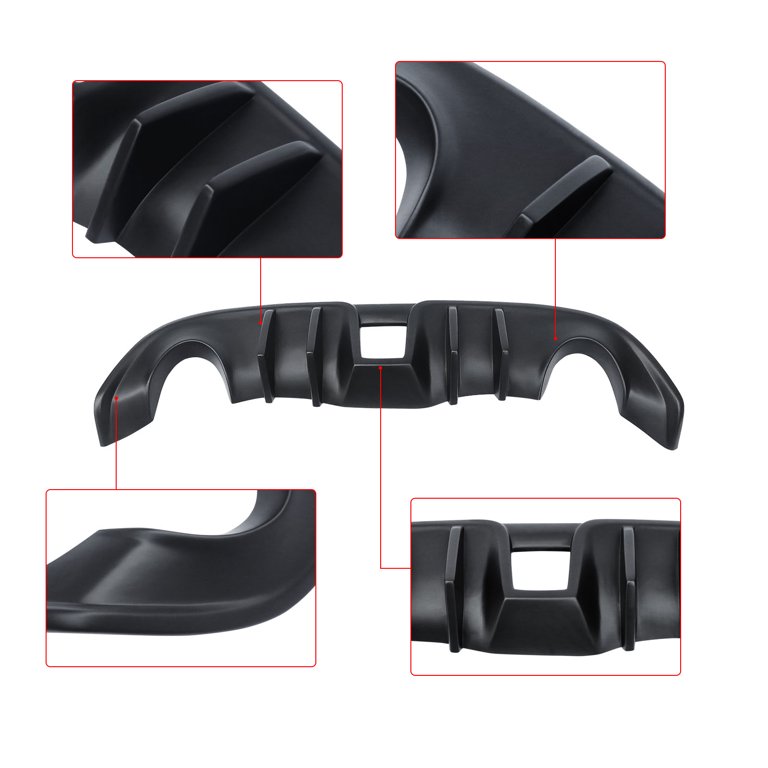 NINTE Rear Diffuser for 2009-2020 Nissan 370Z Z34 Coupe Matte