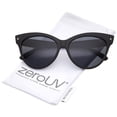 thumbnail image 1 of zeroUV - Women's Mod Oversize Horn Rimmed Cat Eye Sunglasses 52mm - 52mm, 1 of 5