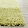 thumbnail image 2 of SAFAVIEH Charlotte Solid Plush Shag Area Rug, Green, 5'1" x 7'6", 2 of 5
