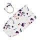 thumbnail image 3 of Manta de Baby Floral Toalla de baño con diadema Púrpura Sunnimix Envoltura de pañales para bebés, 3 of 8