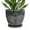 Grey, variant on Ordivic Ceramic Plant Pot - 6 Inch Ceramic Pots for Indoor Outdoor Plants, Decorative Planter with Drainage Hole and Saucer, Modern Plant Pots, Bedroom Room Decor, Plant Lover Gifts, White-Grey