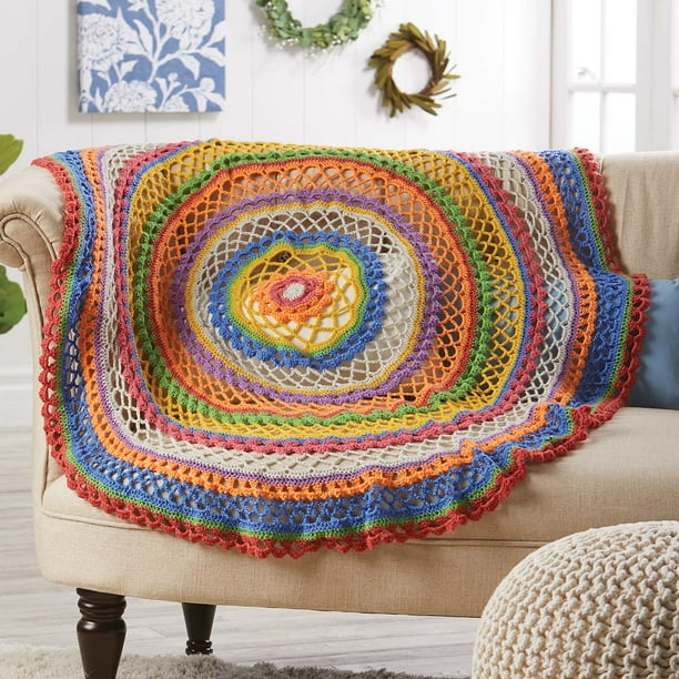 Herrschners® Floweret Crochet Afghan Kit