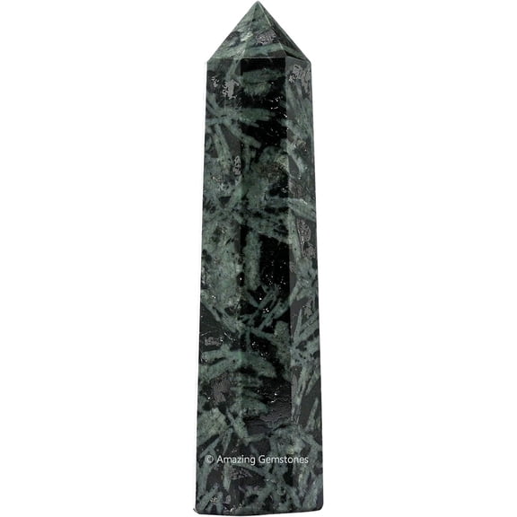 Flower Stone Crystal Tower Obelisk Point (3" to 4" INCH)