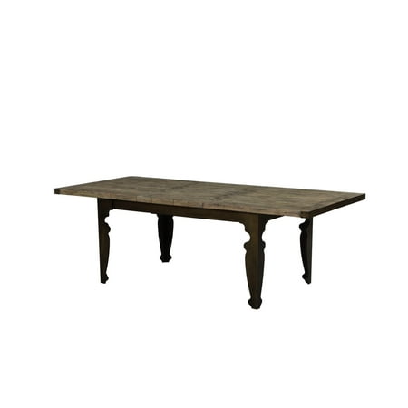 Reclaimed Table Tops Emerald Home Valencia Reclaimed Pine and Black 66