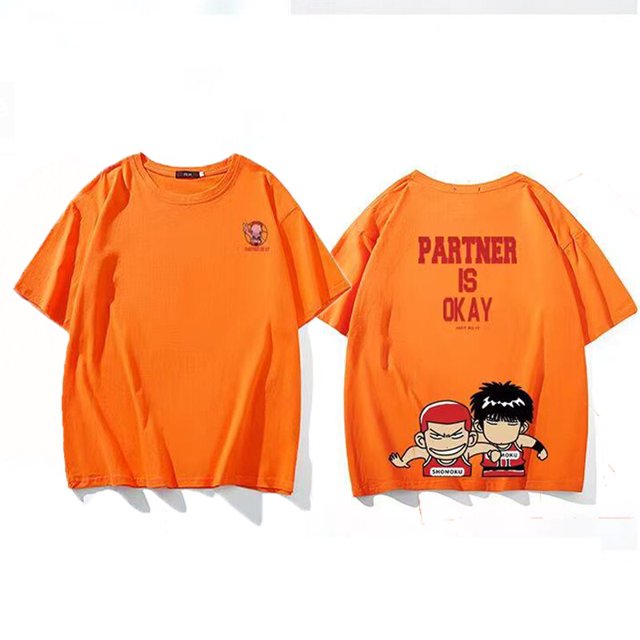 Summer Slum Dunk T-Shirts Oversize Cotton Men T Shirt Estampado gráfico Streetwear Hip Hop Mangas cortas Ropa de mujer Envío gratis xuanjing unisex