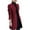 Wine, variant on ICHUANYI Fashion Women Wool Coat Trench Jacket Ladies Warm Long Overcoat OutwearFashion W
