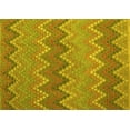 thumbnail image 1 of Ahgly Company Machine Washable Indoor Rectangle Southwestern Yellow Country Area Rugs, 7' x 9', 1 of 4