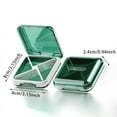thumbnail image 2 of Futoo Portable 7-Day Pill Organizer, Medication Storage Container Green, 2 of 5