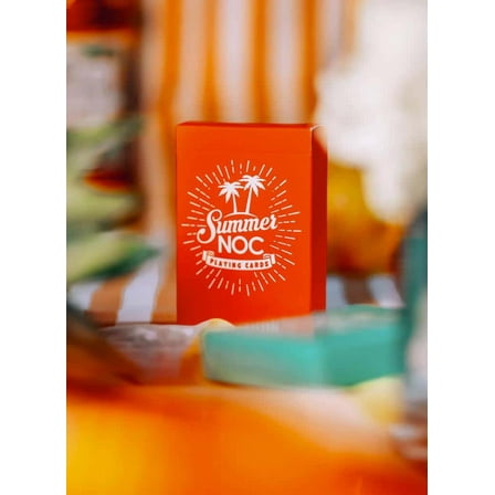 Summer NOC Pro - Sunset Orange Playing Cards