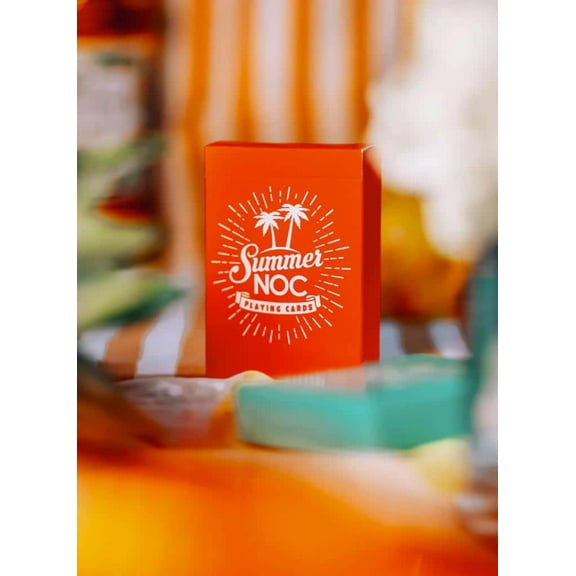 Summer NOC Pro - Sunset Orange Playing Cards