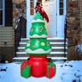 thumbnail image 1 of Fiudx Árbol de Navidad Inflable, Luces Led para Decoración Nocturna, Material Reciclable, Decoración para Cajas de Regalo, Decoración Navideña para Exterior E Interior, Tamaño 170 X 115 Cm, Fácil de, 1 of 7