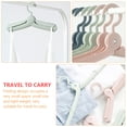 thumbnail image 2 of IBASETOY 3Pcs Space Saving Hangers Assorted Color For Travel And Climbing, 2 of 8