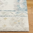 thumbnail image 3 of SAFAVIEH Micro-Loop Grosvenor Medallion Area Rug, Ivory/Blue, 8' x 10', 3 of 8