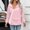 Pink, variant on Sentmoon Packable Rain Jacket Windproof Hooded Neck Hiking Jacket Lined Long Sleeve with Zipper Rain Coat with Pockets for Cold Mornings Commuting Daily Use