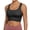 Black, variant on Women High Support Wireless Sports Bra, Breathable Sweat-Wicking Yoga Top, Uplifting Seamless Workout Bralette for Running Training Light Pink XXL