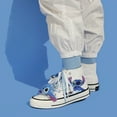 Cartoon Stitch Adults Sneakers High Top Canvas Tennis Shoes Star Girls