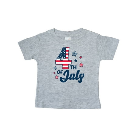

Inktastic 4th of July with Striped Stars Gift Baby Boy or Baby Girl T-Shirt