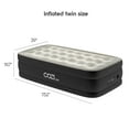 thumbnail image 5 of Cozi by Tzumi 20” Air Mattress, Inflatable Bed with Built-In Pump for Camping, Home, & Travel, Twin Size, 5 of 11