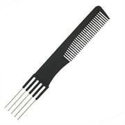 Lift Teasing Comb Hair Styling Tools Anti with Metal Prong for Barber