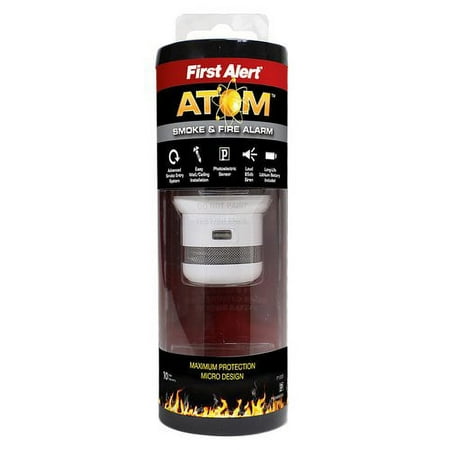 First Alert P1000 Atom Micro Photoelectric Smoke Alarm