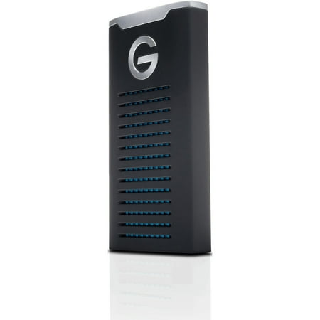 G-Technology - G-DRIVE Mobile SSD R-Series 2TB External USB 3.1 Gen 2 Portable Solid State Drive - Black/Silver