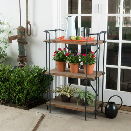 Elm Plummers Pipe 3-tier Outdoor Shelf Color (Best Selling Items In Antique Stores)