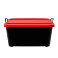 thumbnail image 6 of Life Story 55 Qt Stackable Storage Bin, Heavy Duty Lidded Container, Black/Red, 6 Pack, 6 of 7