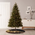 thumbnail image 6 of Balery Gold Glittering Stars Printed Christmas Tree Skirt , Merry Christmas Party Christmas Tree Decoration,Adjustable Tree Skirt-30", 6 of 6
